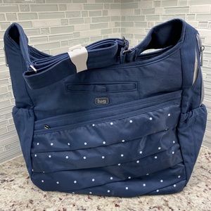 Parachute polka dots Navy Blue Polka Dot